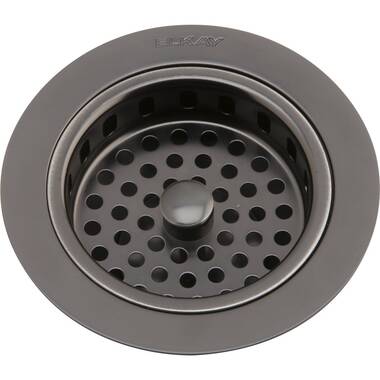 Elkay 4.5-in Black Plastic Strainer in the Kitchen Sink Strainers & Strainer  Baskets department at