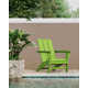 Modern Adirondack High-Density Polyethylene (HDPE) Outdoor Adirondack Chair