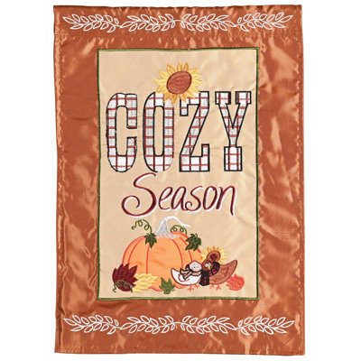 Garden Flag Cozy Season