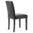 Barnesville Classic PU Leather Dining Chair, Black