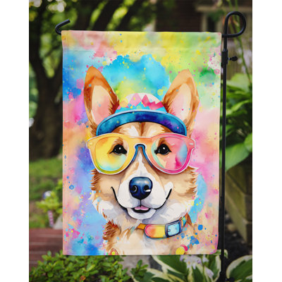 Drapeau de jardin Hippie Dawg