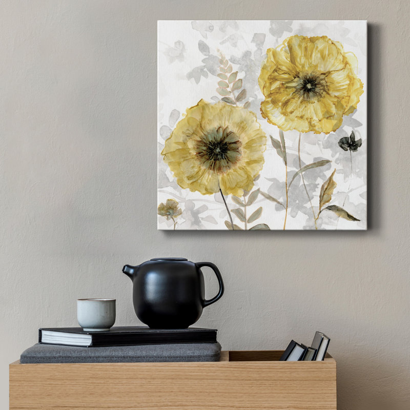 Or transparent - reproduction d'art sur toile tendue, H 16 po x l 16 po x P 1 po