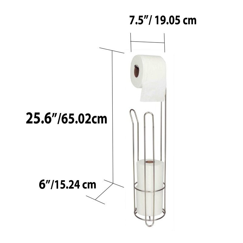 Porte-papier hygiénique sur pied 