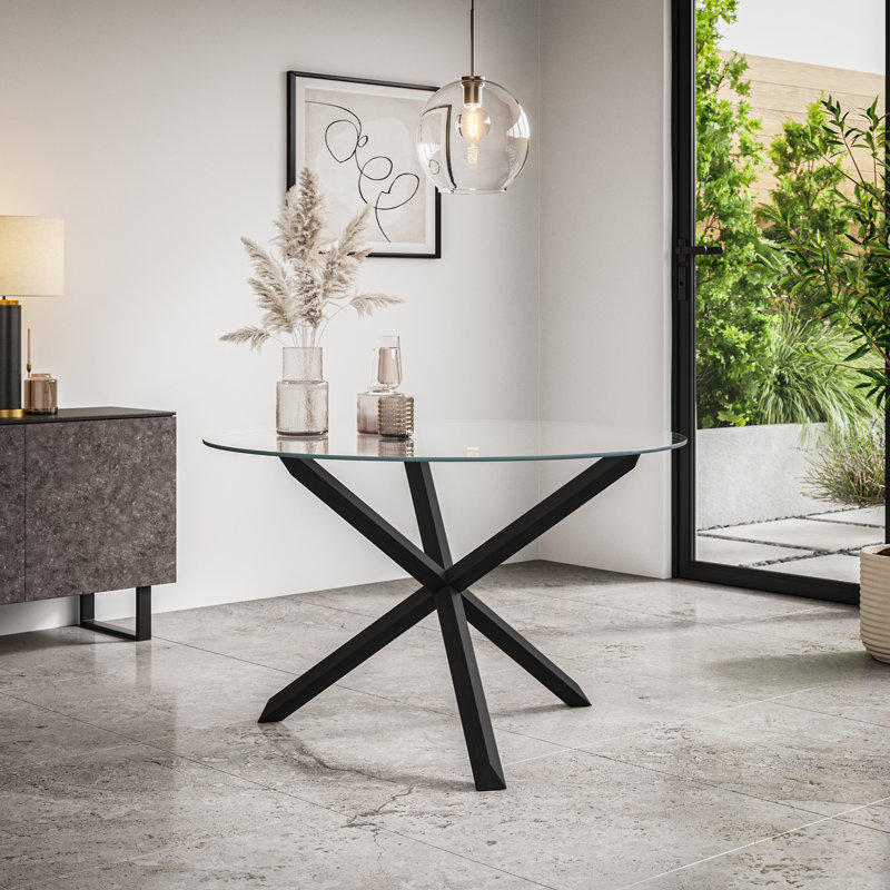 Weatogue 4 - Person Dining Set, Black