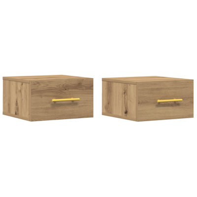 35cm W Manufactured Wood Bedside Table