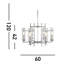 Benita 6 - Light Shaded Chandelier