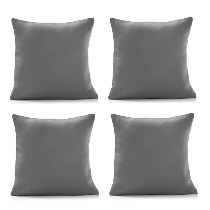 Nashli Square Cushion, Silver