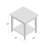 Eftim Solid Mahogany End Table