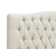 Elle Decor Celeste Tufted Upholstered Padded Headboard with Contemporary Button Tufting