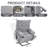 Dual Motor Power Lift Recliner With Heat And Massage, 350 Lbs Capacity, Hidden Cup Holders & Remote Control-335091127