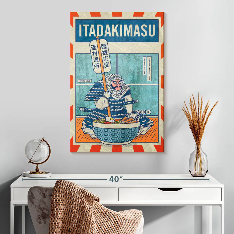 Yarlin Itadakimasu Ramen, 30" H x 20" W