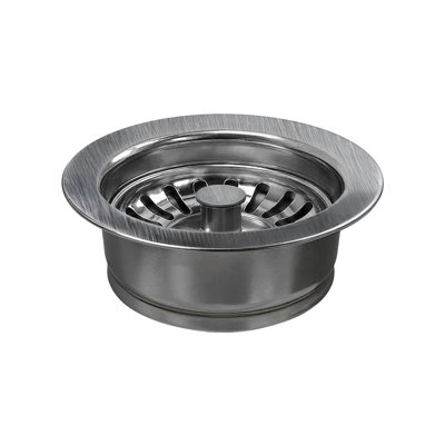 Whitehaus 3-1/2" Waste Disposer Trim with Matching Basket Strainer