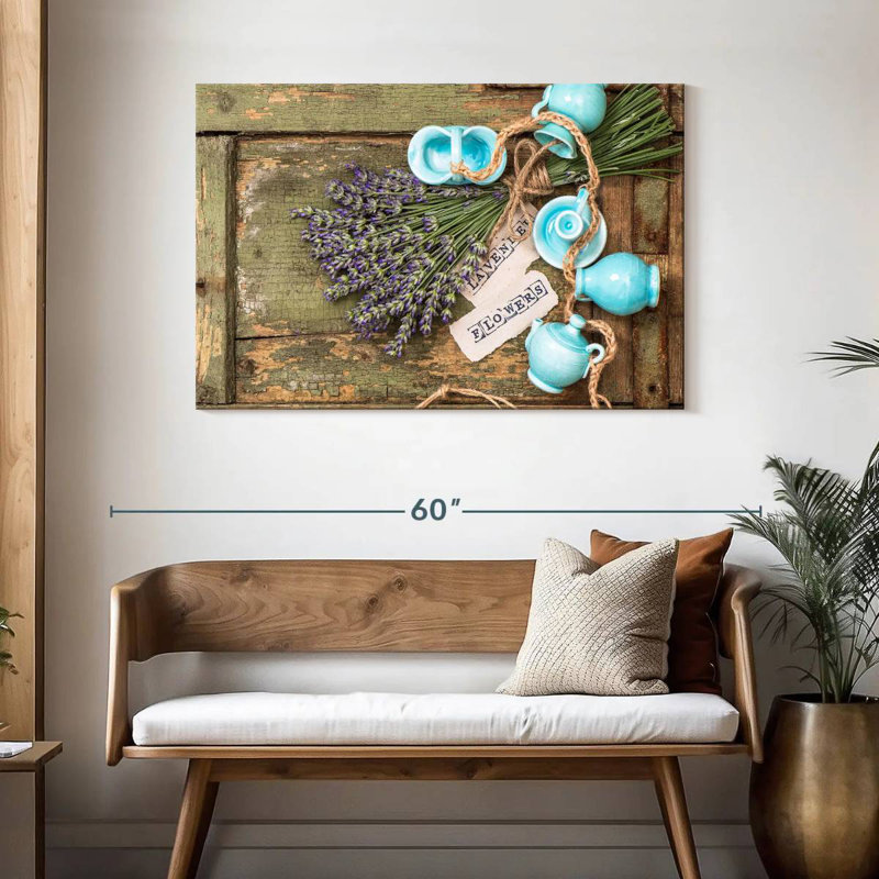 Harnek Rustic Lavender, 30" H x 45" W