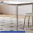 Stainless steel minimalist rectangular table-1909567880