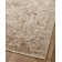 Sorrento Oriental Machine Made Polyester Area Rug in Bark/Natural