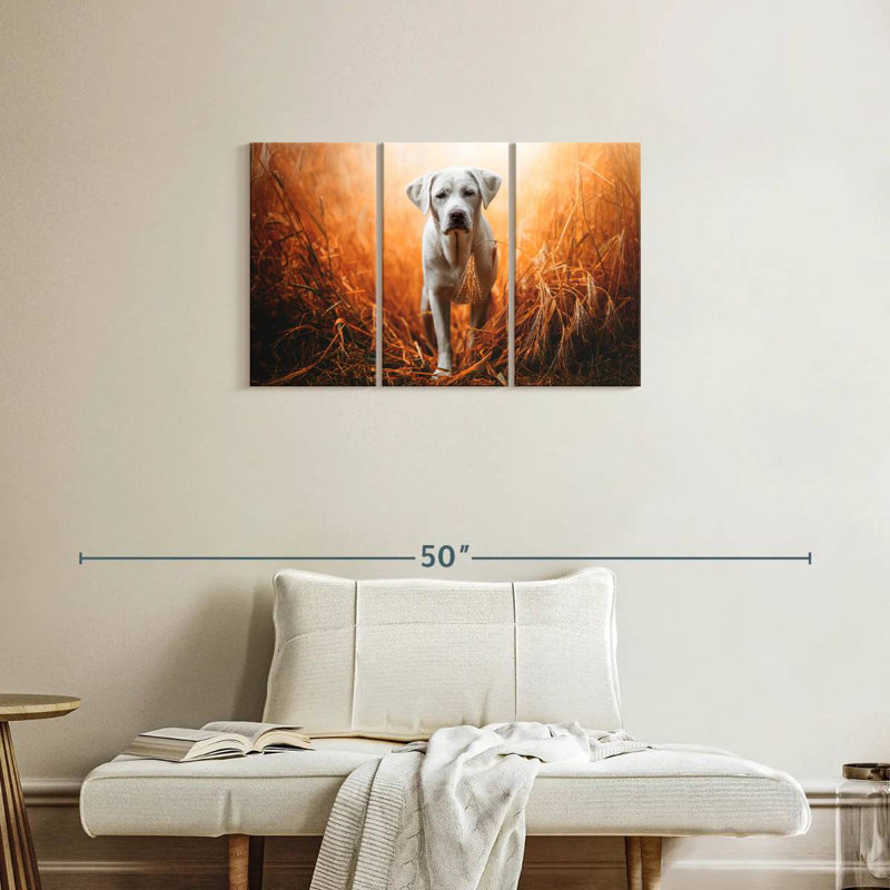 Lost Labrador Retriever, 20" H x 33" W