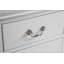 Table de chevet à finition blanche 1pc-765674104