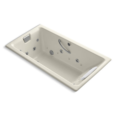 Baignoire tourbillon à effervescence avec spa / massage 66 po x 36 po Tea-for-Two®