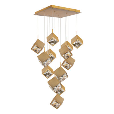 Ice Cube Square Multi-Light 4-CCT Pendant
