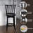 Asharn Swivel Upholstered Counter Stool, Black-1028833715-1050527328
