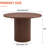 42" Modern Round Dining Table With Pedestal Base-1664451112