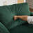Mid-Century Modern Corduroy Barrel Accent Chair -914958861