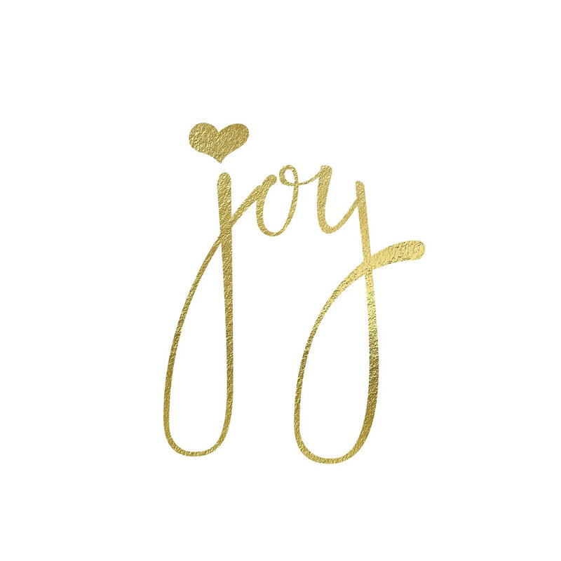 Joy Heart by Nikki Chu - Wrapped Canvas Print, 66.04 cm H x 66.04 cm W x 3.175 cm D
