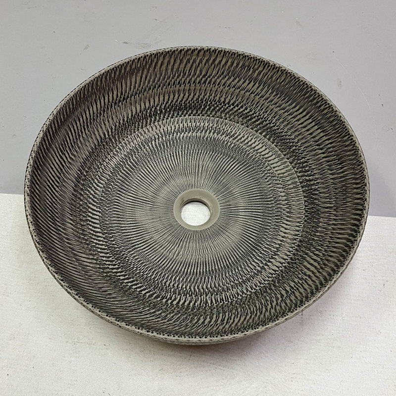 Metro Lane 42mm L x 42mm W Multicolour Ceramic Circular Sink