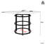 Round Metal Base Dining Table-1591446430