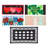 Sassafras 20"x10" Spring Season Door Mats with Rubber Display Frame (Set of 5)