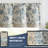 Linen Floral Printed Double Layered Kitchen Valance-1273897367