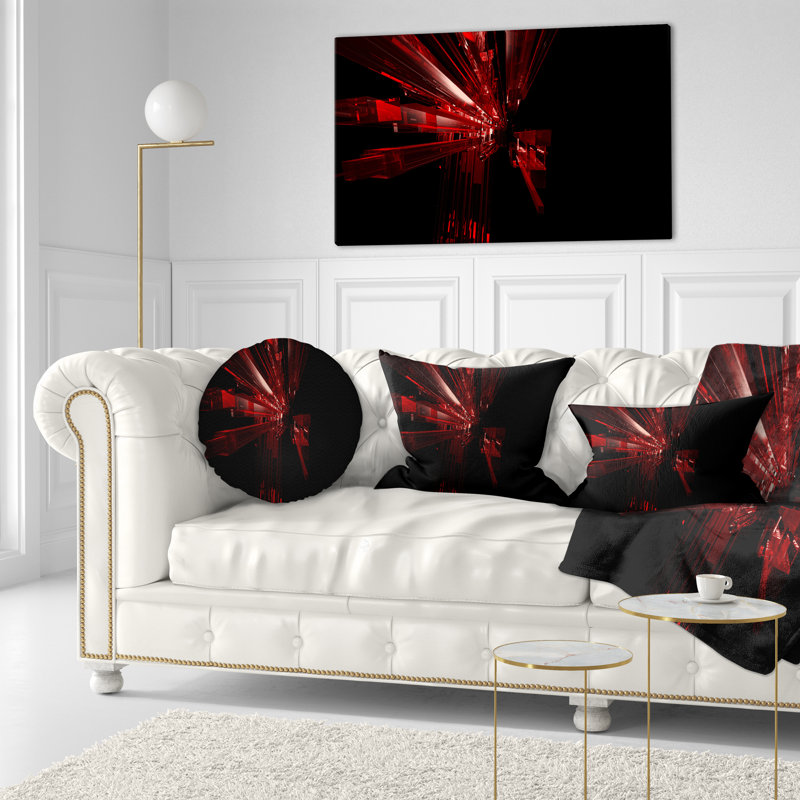 Coussin lombaire abstrait