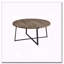 Table basse ronde en bois d'ingénierie Heyer