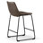 Upholstered Counter Stool with Metal Frame-368227588-339263133