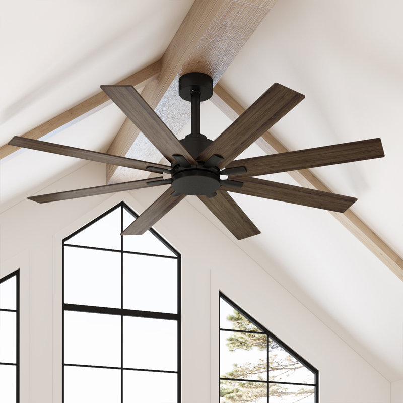   65" 8 - Blade Standard Ceiling Fan with Remote Control