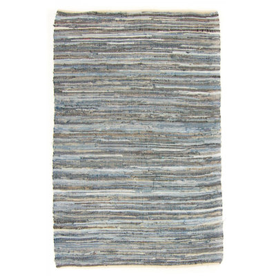 Striped Hand Woven Area Rug