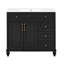 Single Bathroom Vanity with Top-585164321