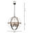 Ratner 6 - Light Dimmable Globe Chandelier