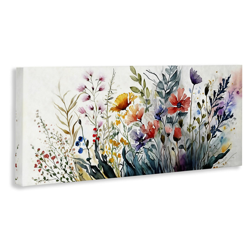 Au-779-Toile, couleurs florales audacieuses, «Blooming Nature On Canvas» par Ziwei Li, impression