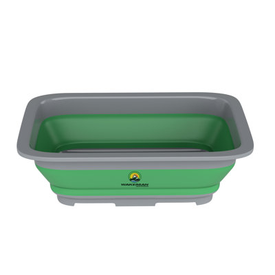 Wakeman Collapsible 7.27L Ice Bucket - Multi-Use Basin, Dish Tub, and Storage Basket