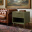 Table de chevet vert olive-613275298