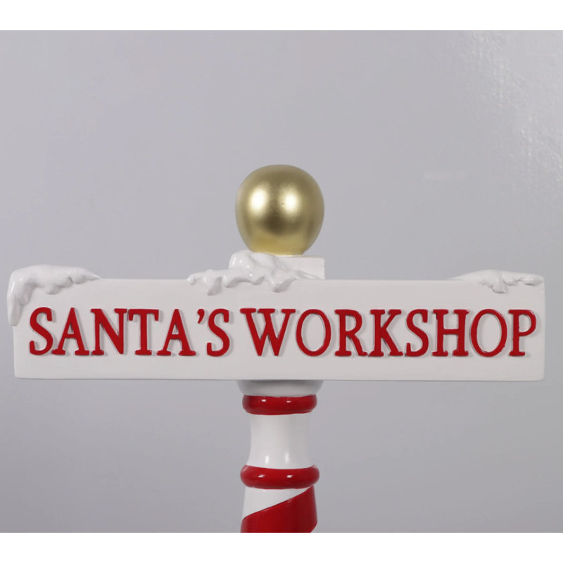 Santa's Workshop Sign
