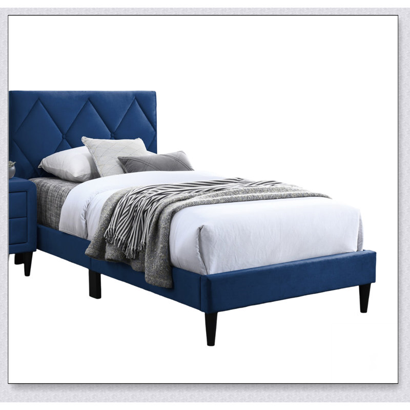 Lits, Double, Bleu marine