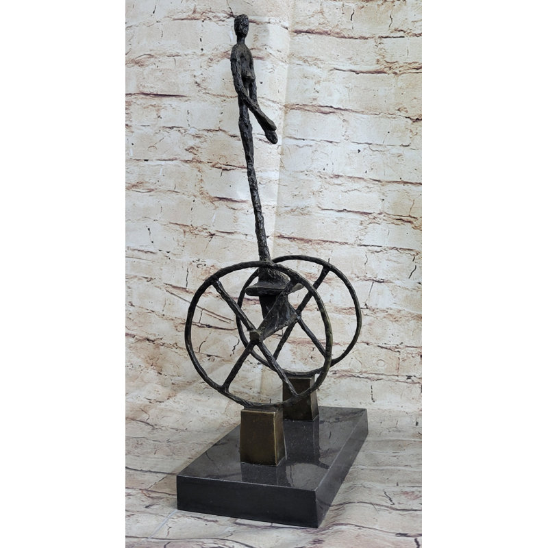 Grande statue Salander bronze-Le Chariot-Chariots-Gia