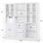 70.9'' H X 47.24'' W Standard Bookcase Set (2B+A)-124217180