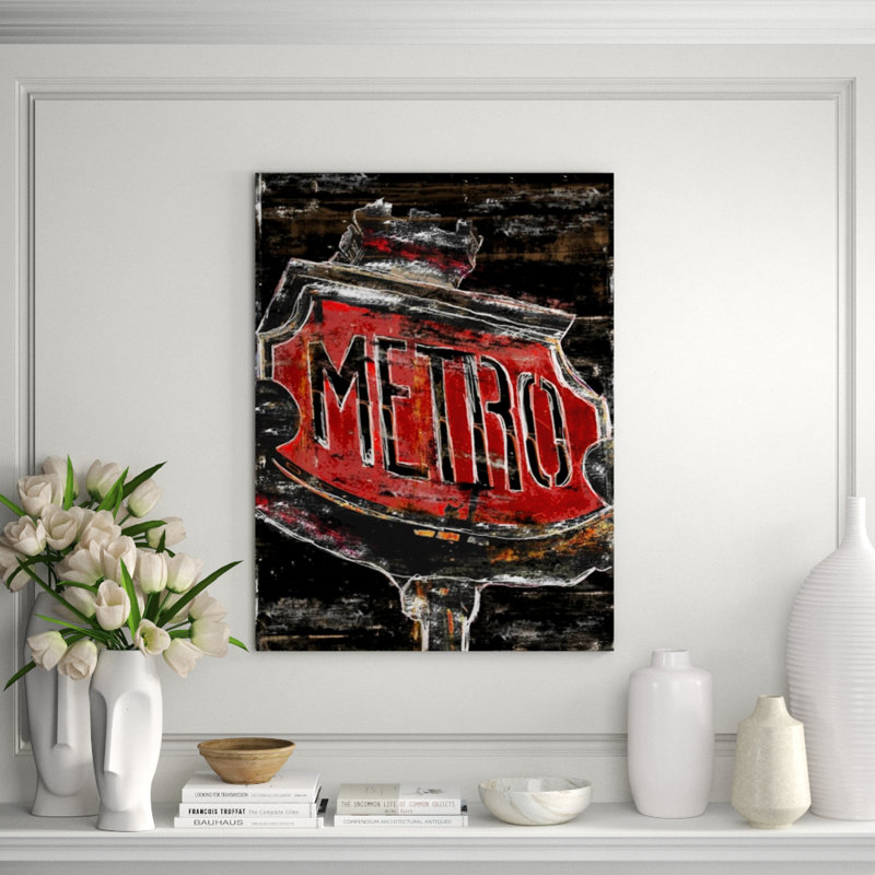 Metro Print, Hand Embellishment Texture, 40" H x 30" W