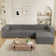 Corduroy Modular Fabric Foam Ottoman