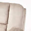 Fauteuil inclinable manuel luxueux avec tissu doux pour la peau et deux porte-gobelets-533448909