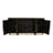 Juno 4-door Sideboard In Antique Black With Traditional Carving On Solid Wood