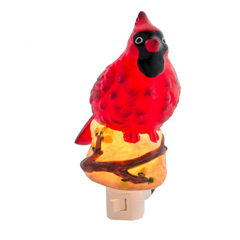 Veilleuse cardinal rouge